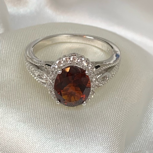 ♥️Genuine Red Citrine Ring♥️ - Picture 3 of 8